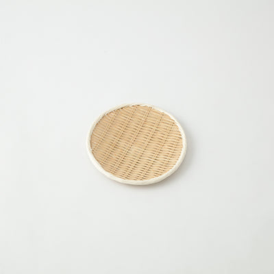 藤巻き盆ざる 丸