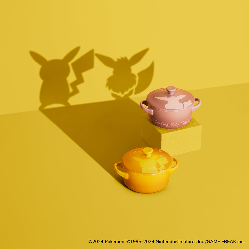 LE CREUSET（ル・クルーゼ）ポケモン ミニ・ココット (2個入り) ピカチュウ/イーブイ 69209103349214  |キッチン用品通販サイト Y.YACHT STORE