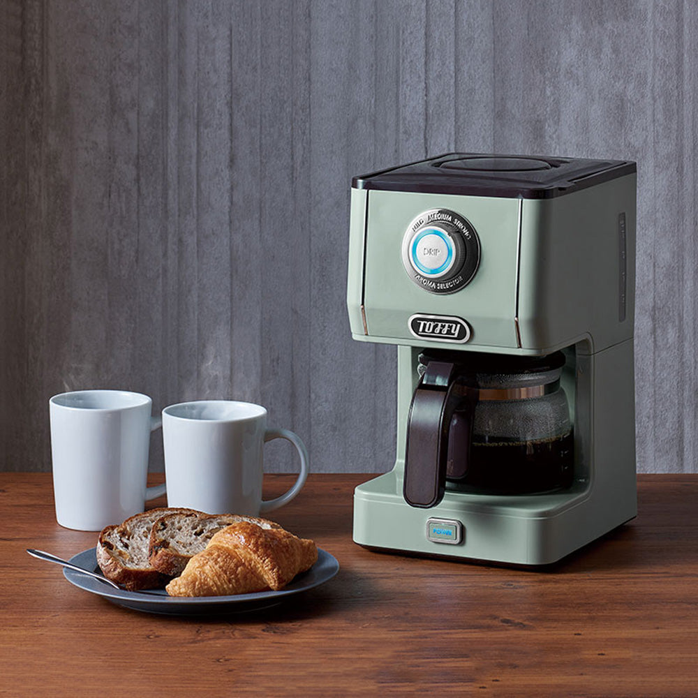 アロマドリップコーヒーメーカー ペールアクア ドリップ式 蒸らし機能