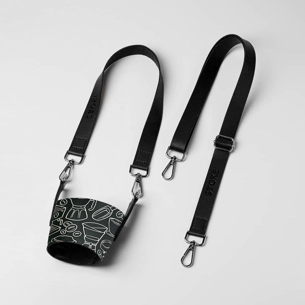 英国製TWEEDMILL ウールラグ + kavu キャリーストラップ セット STTOKE (ストーク) キャリーストラップ V4 コーヒークラック