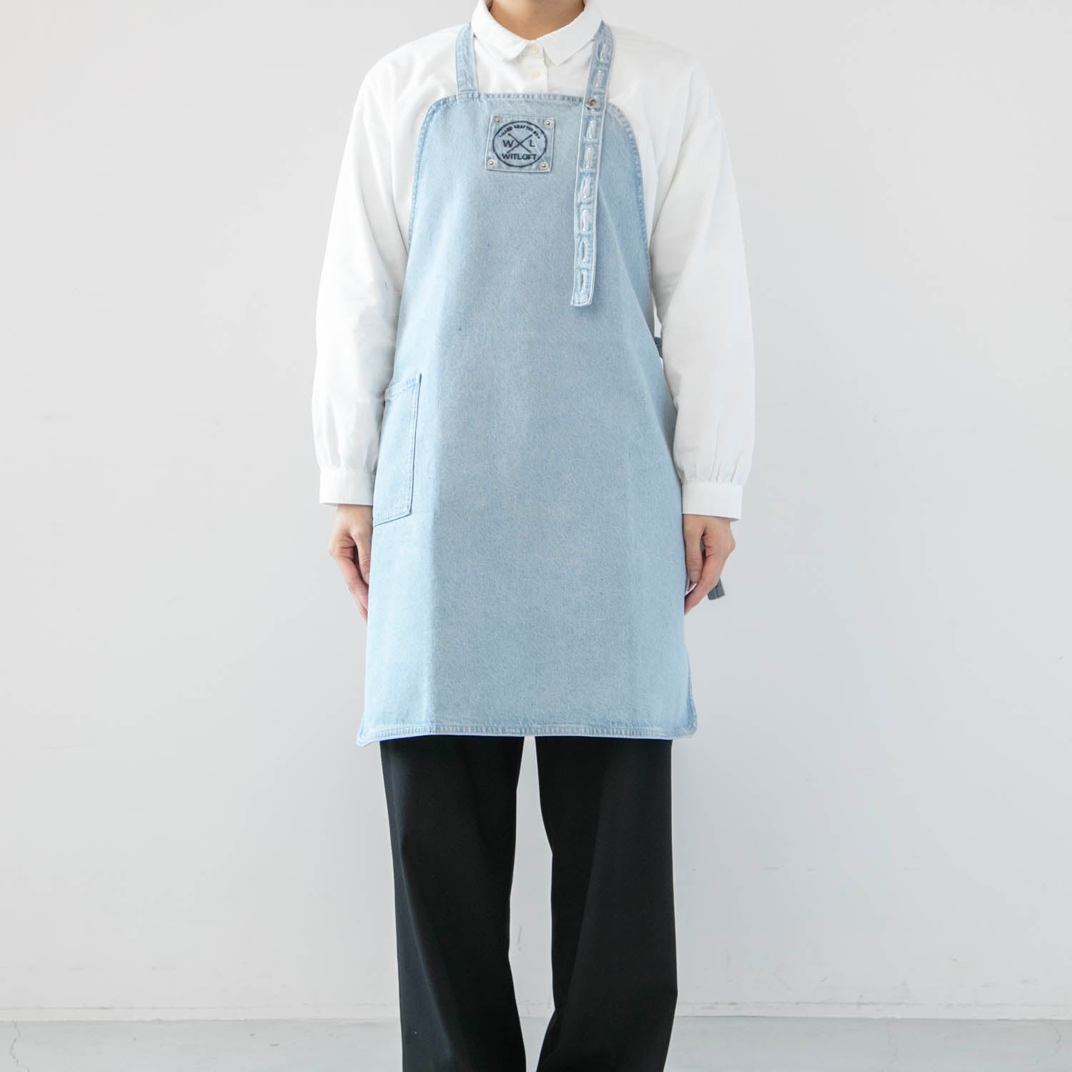KAPITAL キャピタル デニムガーデニングエプロン　 ライトブルー KAPITAL キャピタル デニムガーデニングエプロン ライトブルー