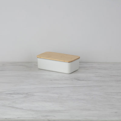 ののじ ステンレスランチボックス レクタングル ホワイト