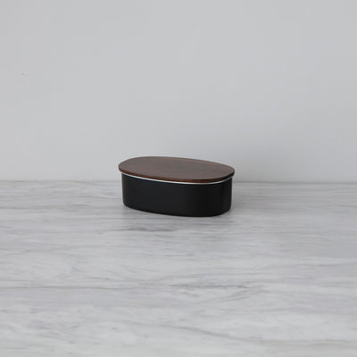 ののじ ステンレスランチボックス オーバル ブラック