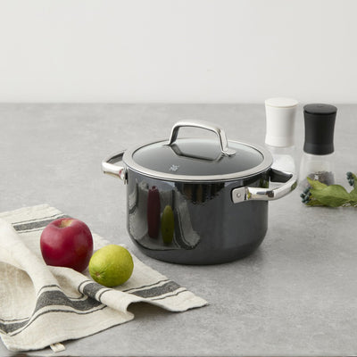 【今だけレシピブック付き】WMF(ヴェーエムエフ) フュージョンテック ハイキャセロール BL (ブラック)