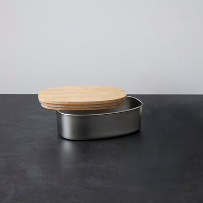 ののじ ステンレスランチボックス オーバル シルバー