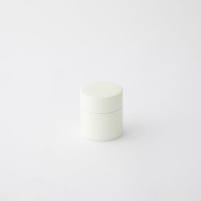 にちにち道具 塗り缶平 エッグシェルホワイト