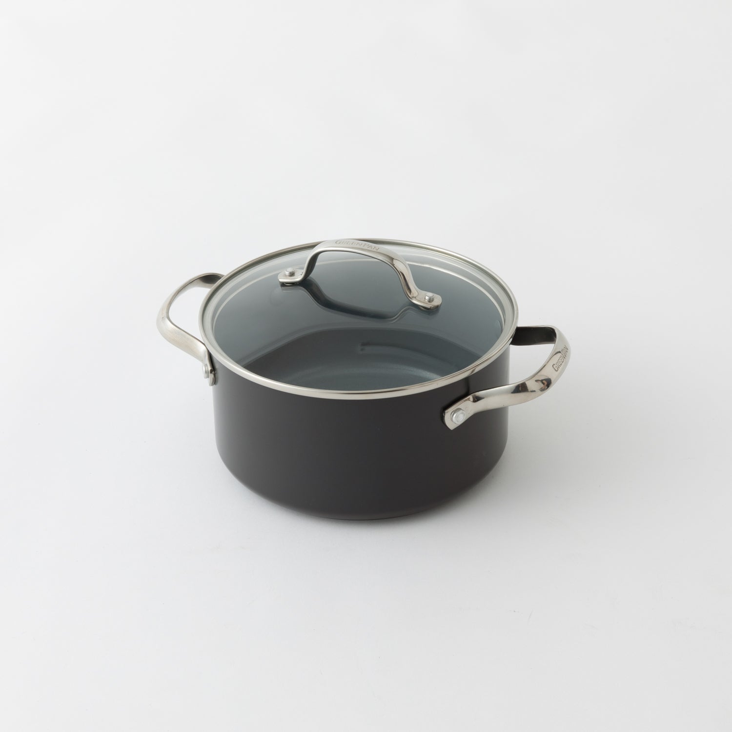 【未使用】　  キャセロール1.70ℓ グリーンパン ヴェニスプロ キャセロール 20cm 蓋付き |キッチン用品