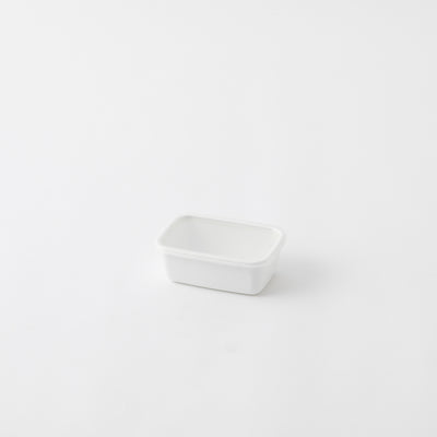 野田琺瑯 ホワイトシリーズ レクタングル深型 シール蓋付