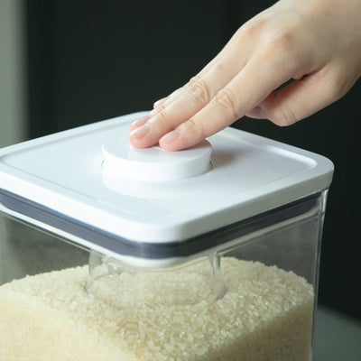 OXO(オクソー) ポップコンテナ 米びつセット (ビッグスクエアトール+ライスカップ)(5kg保存)【当店限定】