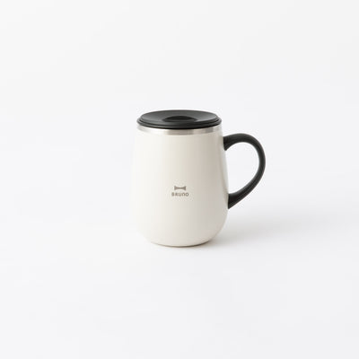BRUNO(ブルーノ) 蓋つきステンレスマグ tall アイボリー