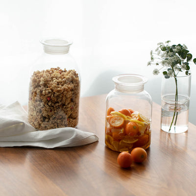 HARIO(ハリオ) ガラスのある生活 ガラスの手仕事保存びん クリア