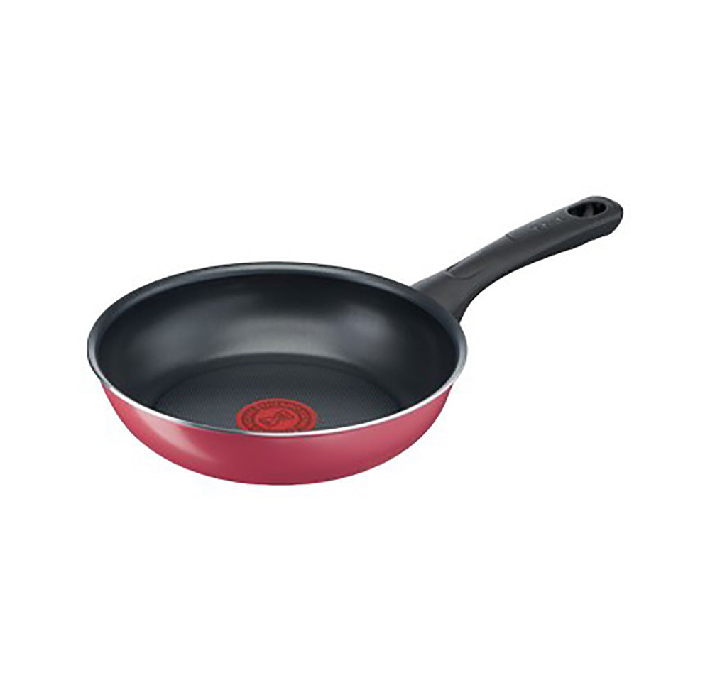 T-fal(ティファール) クランベリーレッド フライパン |キッチン用品
