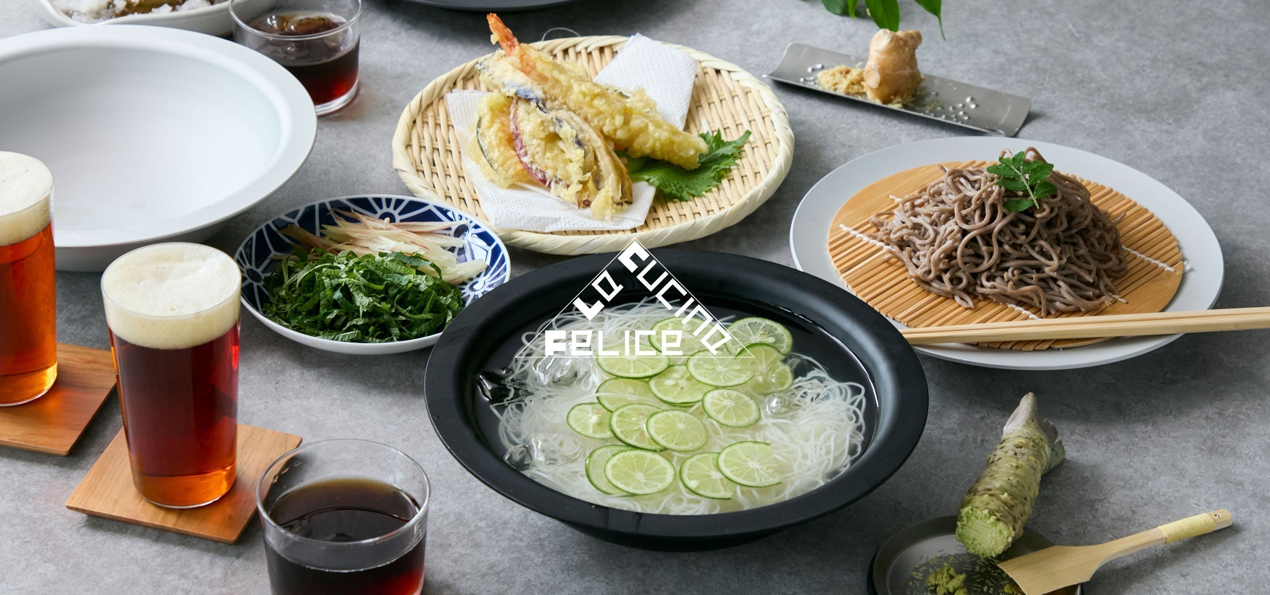 Cool Style～涼を楽しむ冷たい麺と薬味～