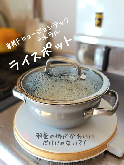 ＼ お米も美味しく炊けちゃう ／ フュージョンテックミネラルのライスポット