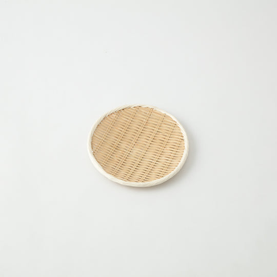 藤巻き盆ざる 丸