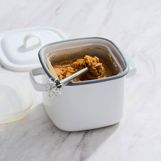 365methods 角型ホーローマルチポット ホワイト