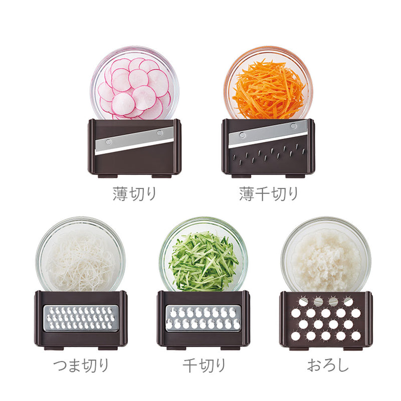 Toffy（トフィー）プッシュサラダスピナー & スライサーセット ペール