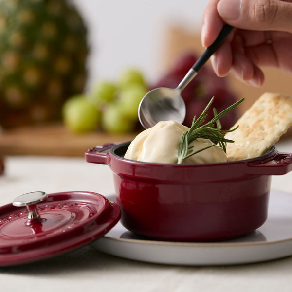 STAUB ラウンドココット　ボルドー ピコ・ココット ラウンド 22cm ボルドー｜ココット｜ストウブ