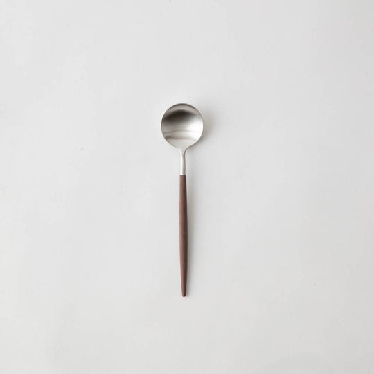 Cutipol(クチポール) ゴア ブラウン×シルバー デザートスプーン