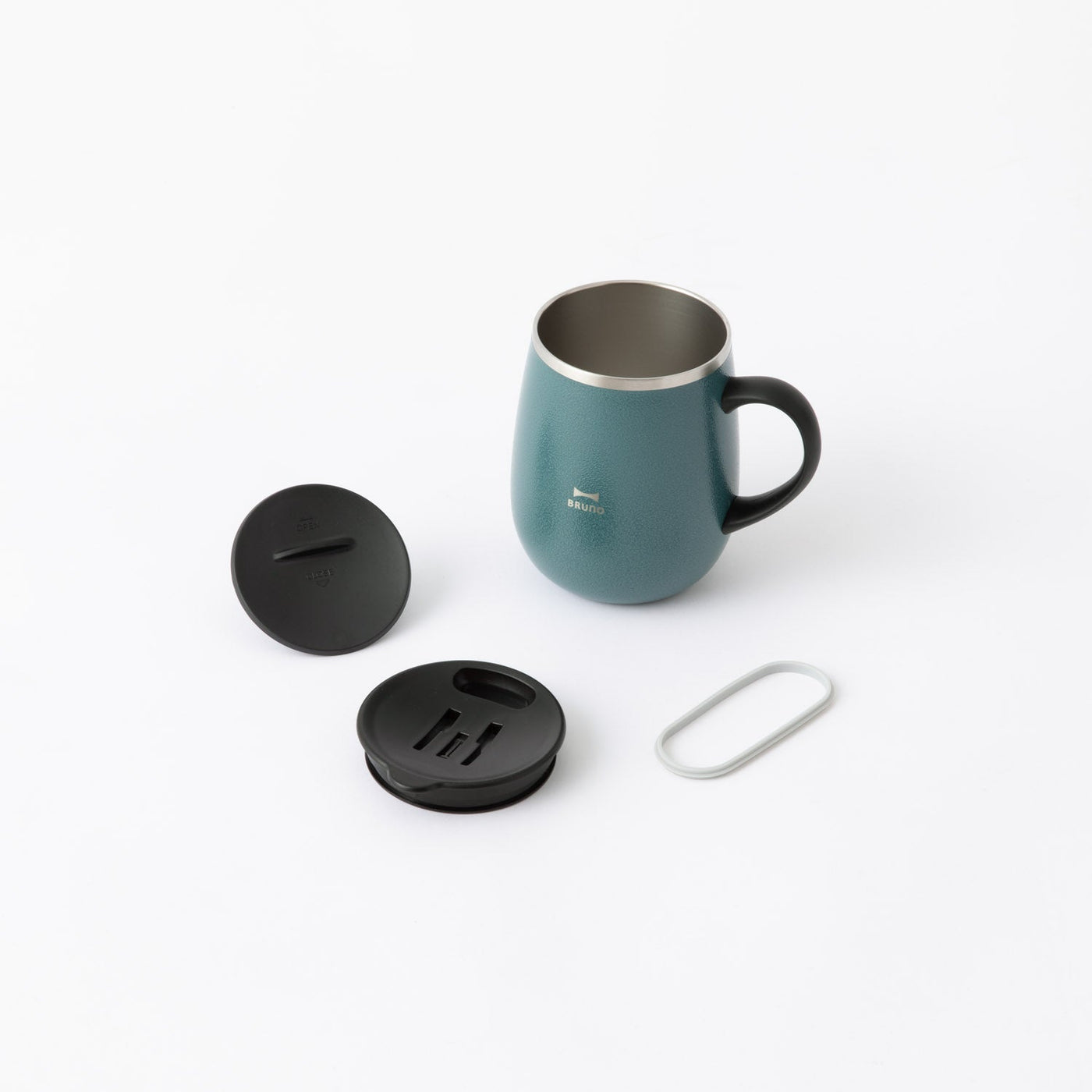 送料込み】BRUNO（ブルーノ） 蓋つきステンレスマグ tall グレージュ