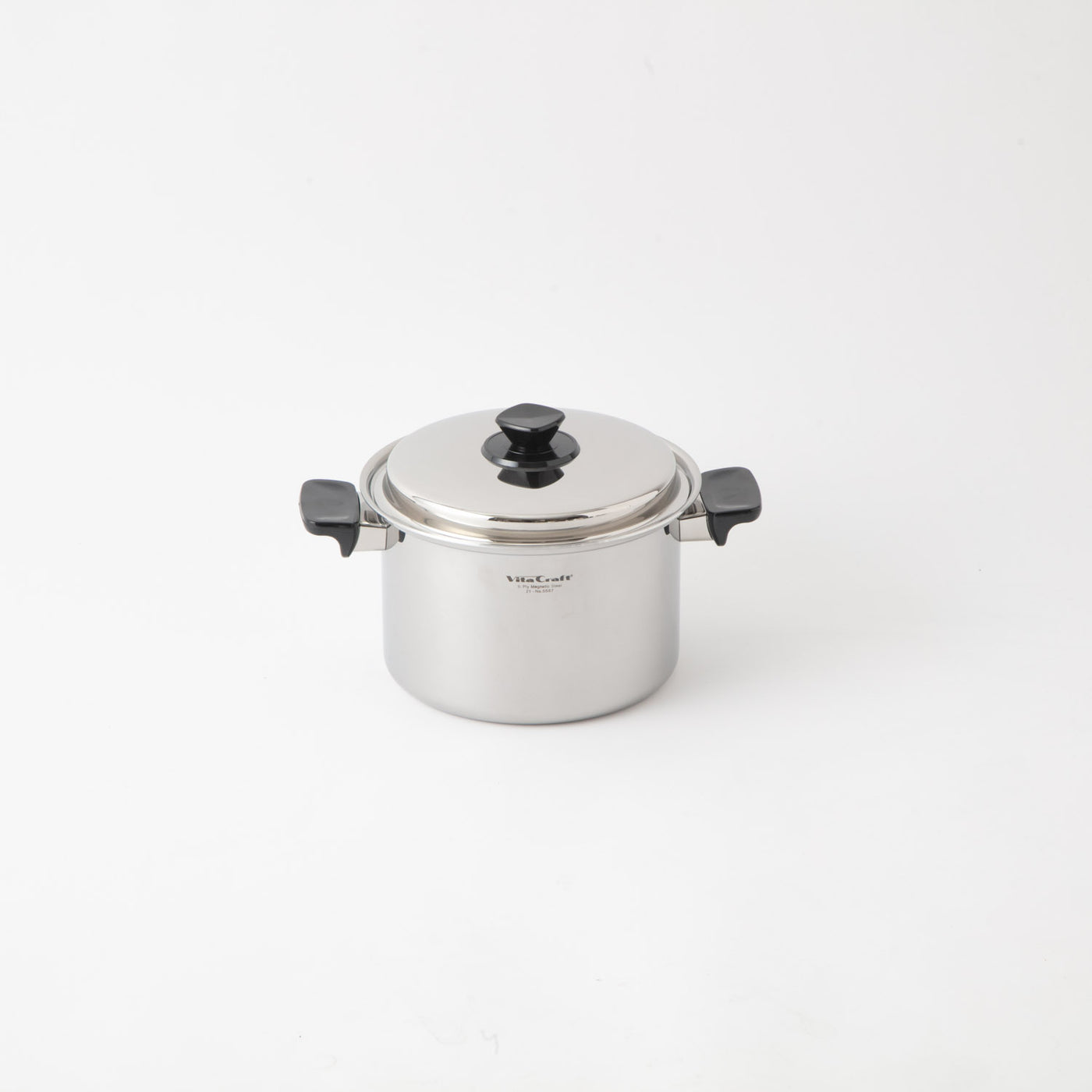 ビタクラフト ウルトラ 両手鍋深型 4L 9204 と蒸し器付き@