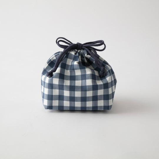 YELLOW STUDIO(イエロースタジオ) ’24time for LUNCH(’24タイムフォーランチ) 保冷ランチ巾着 ブルー