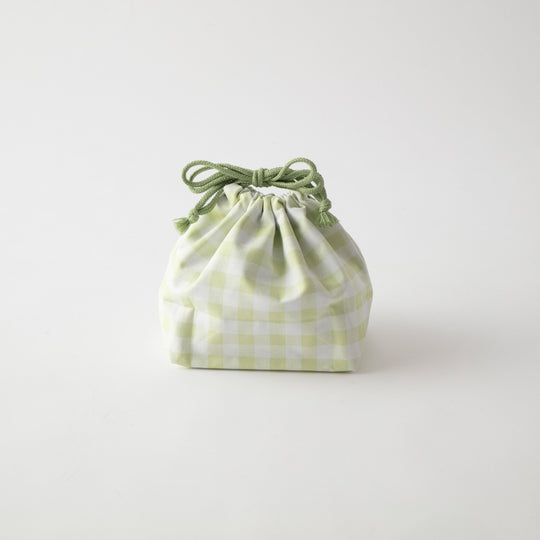 YELLOW STUDIO(イエロースタジオ) ’24time for LUNCH(’24タイムフォーランチ) 保冷ランチ巾着 ライトグリーン