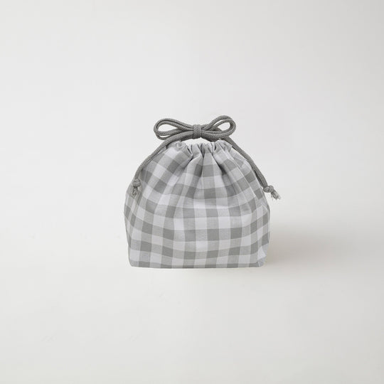 YELLOW STUDIO(イエロースタジオ) ’24time for LUNCH(’24タイムフォーランチ) 保冷ランチ巾着 グレー