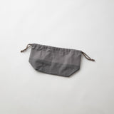 YELLOW STUDIO(イエロースタジオ) monochrome(モノクローム) 保冷ランチ巾着 チャコールグレー
