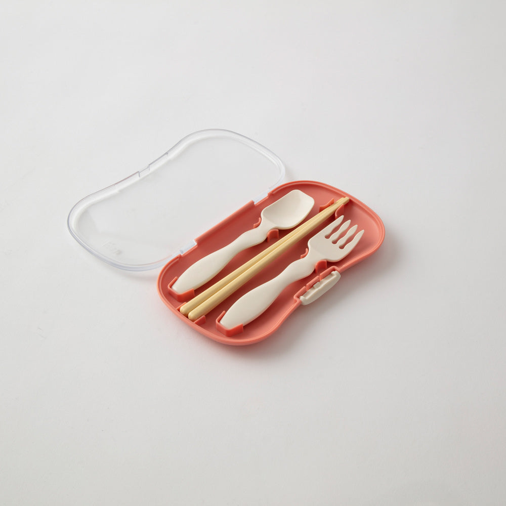 mii トリオカトラリーセット ピンク 2101-0006 |キッチン用品