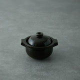 にちにち道具 ごはん鍋 3合炊き （黒飴釉）