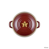 LE CREUSET（ル・クルーゼ） ファンタジア／EOS キャセロール 20cm ガーネット(スターツマミ)