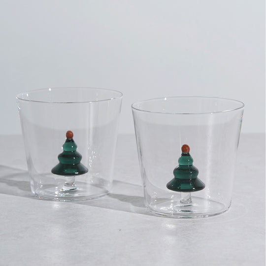 ICHENDORF MILANO(イッケンドルフ ミラノ) ウッドランドテイルズ タンブラー ツリー ペトロール 2個セット