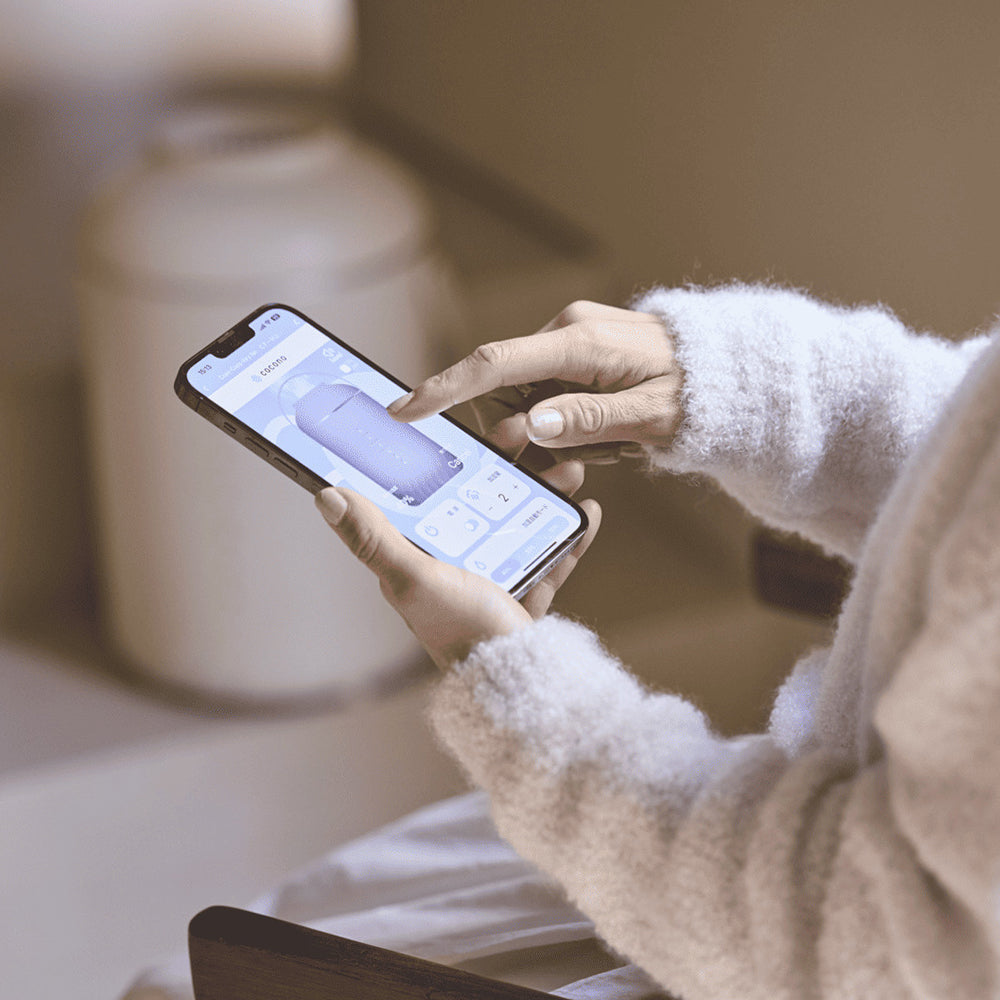 cocono(ココノ) airy fog スチーム式加湿器 CH-S41SS-CH ショコラ