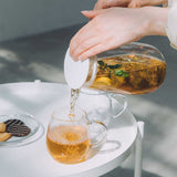 HARIO(ハリオ) レンジでかんたん麦茶ポット むぎちゃん ホワイト