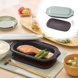Toffy（トフィー）電子レンジ用 グリルディッシュ ペールアクア
