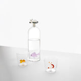 ICHENDORF MILANO(イッケンドルフ ミラノ) タビーキャット タンブラー ホワイトキャット アンバーテール