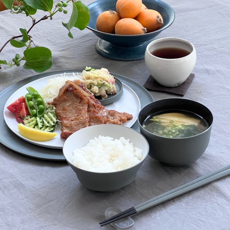 ARAS(エイラス) お茶碗 グレー A_05GY |キッチン用品通販サイト Y