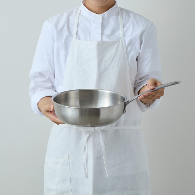MEYER（マイヤー）ホワイトスチール シェフズパン 24cm コーティング