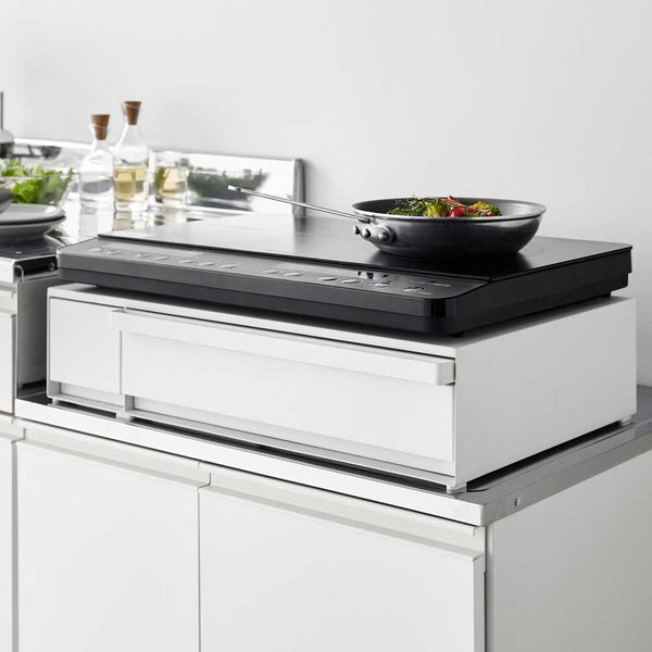 IHクッキングヒーター用ラック 引き出し&スライドテーブル タワー 1293 TOWER（タワー）IHクッキングヒーターラック 引き出し&スライド