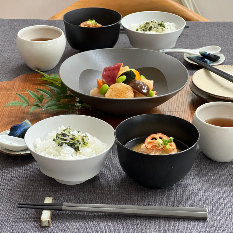 ARAS(エイラス) お茶碗 グレー A_05GY |キッチン用品通販サイト Y