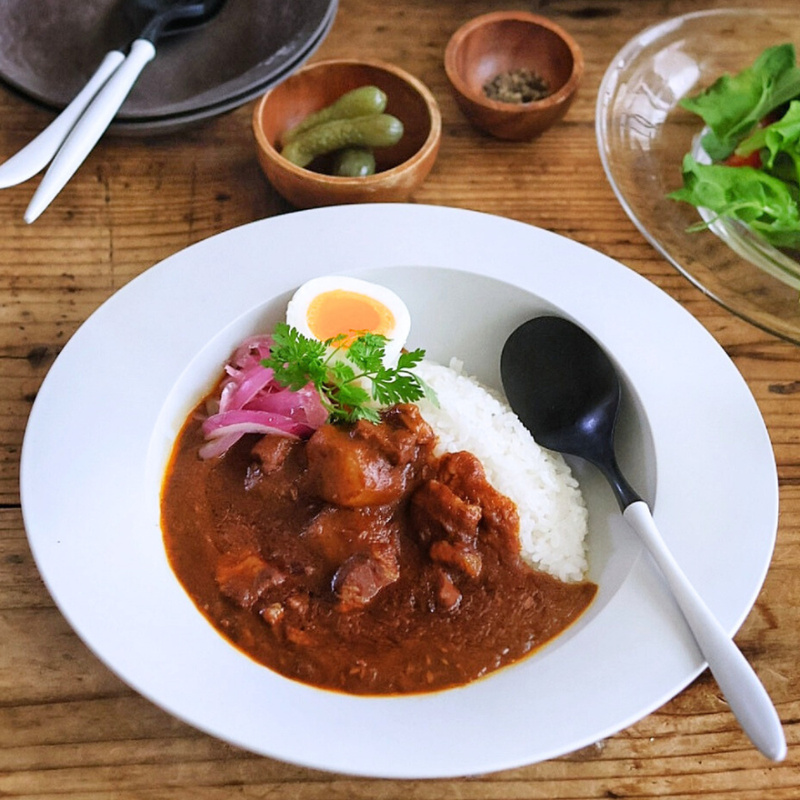 ARAS(エイラス) カレースプーン ホワイト A_14GY |キッチン用品通販