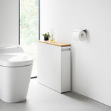 TOWER（タワー）隠せるトイレ引き出し収納 ホワイト