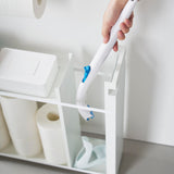 TOWER（タワー）隠せるトイレ引き出し収納 ホワイト