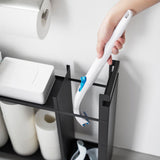 TOWER（タワー）隠せるトイレ引き出し収納 ブラック