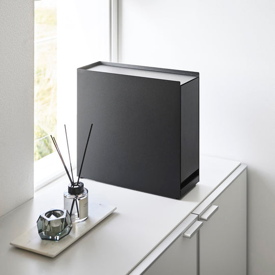 tower（タワー）隠せる引き出し収納 ブラック