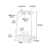 TOWER（タワー）トレー付き鍋蓋&ハンドブレンダースタンド ホワイト