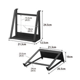 TOWER（タワー）ツーウェイノートパソコン＆タブレットスタンド ブラック