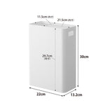 tower（タワー）ウォールトラッシュカン ７Ｌ 石こうボード壁対応 ホワイト