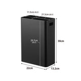 tower（タワー）ウォールトラッシュカン ７Ｌ 石こうボード壁対応 ブラック